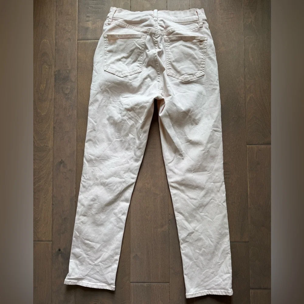 Tory Burch Mara Cropped Stretchy Jeans-Ballet Pink